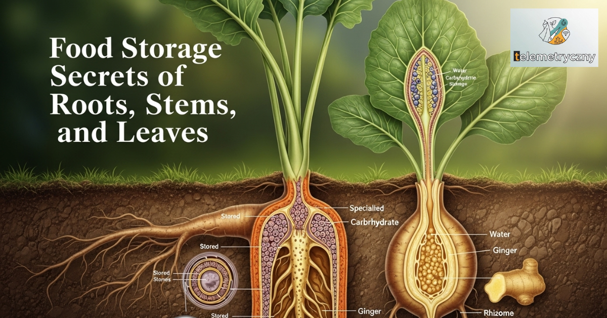 Food Storage Secrets of Roots, Stems, and Leaves