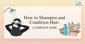shampoo and condition hair
