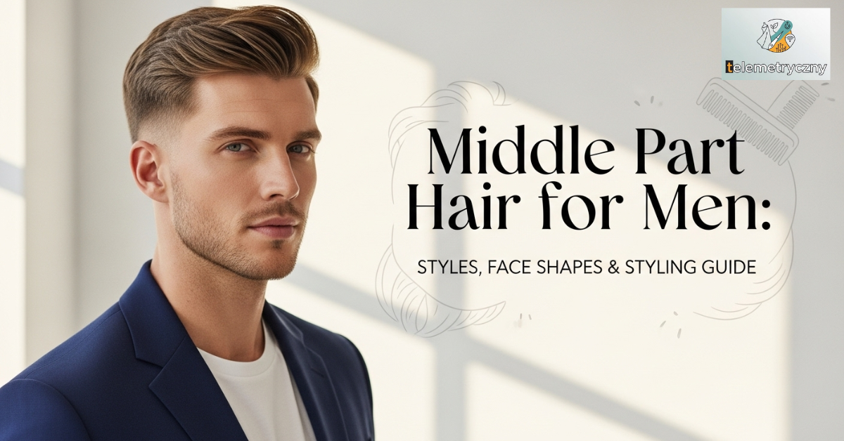 Middle Part Hair for Men