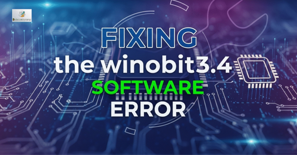 Fixing the winobit3.4 Software Error