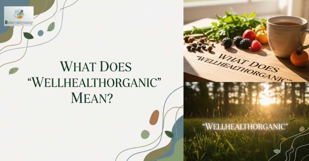What Does “Wellhealthorganic” Mean?